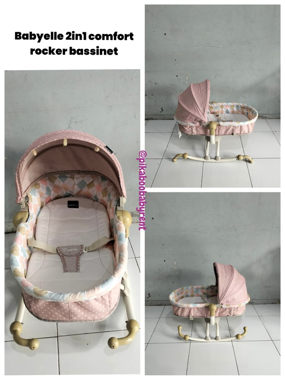 BABYELLE 2IN1 COMFORT ROCKER BASSINET