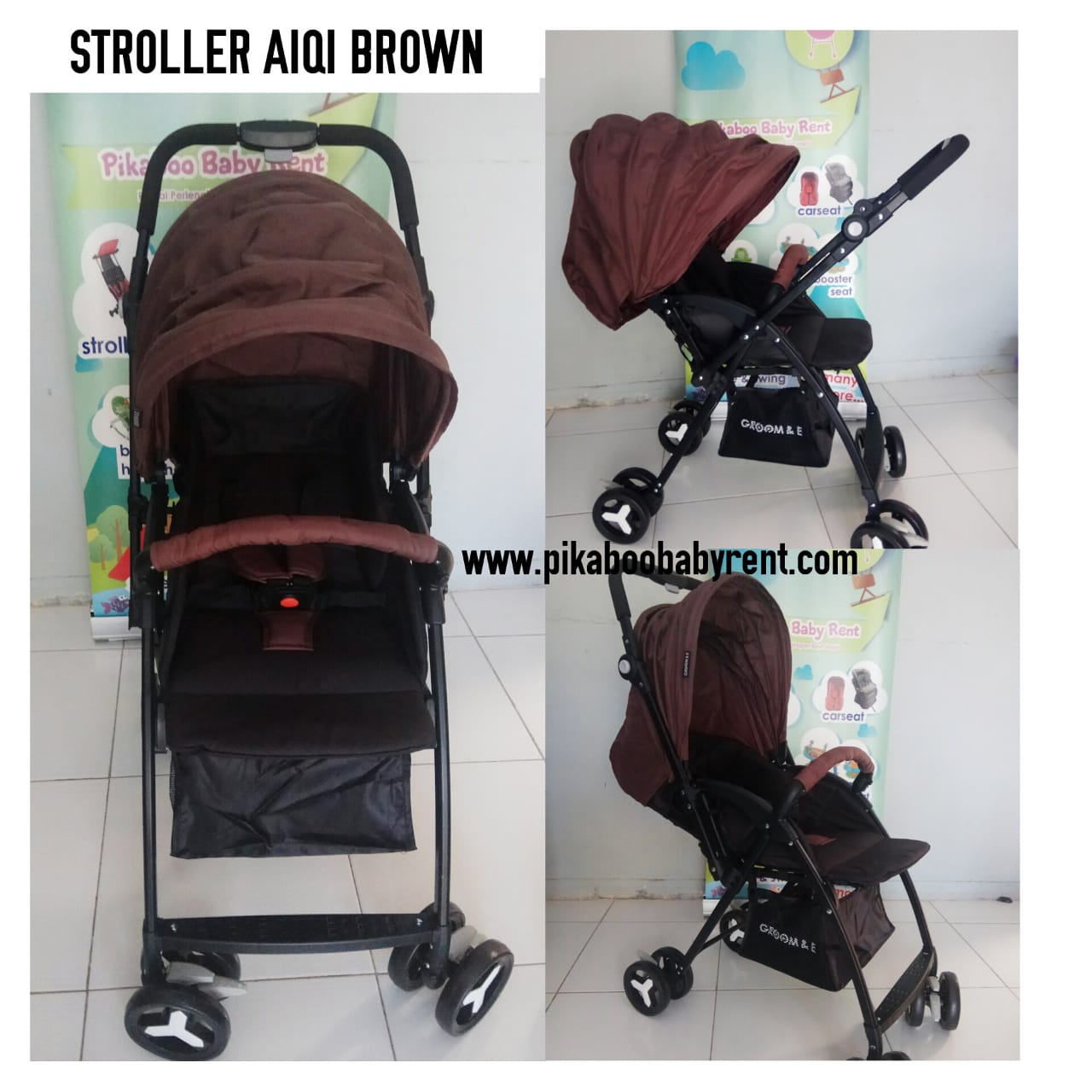 01 STROLLER AIQI BROWN
