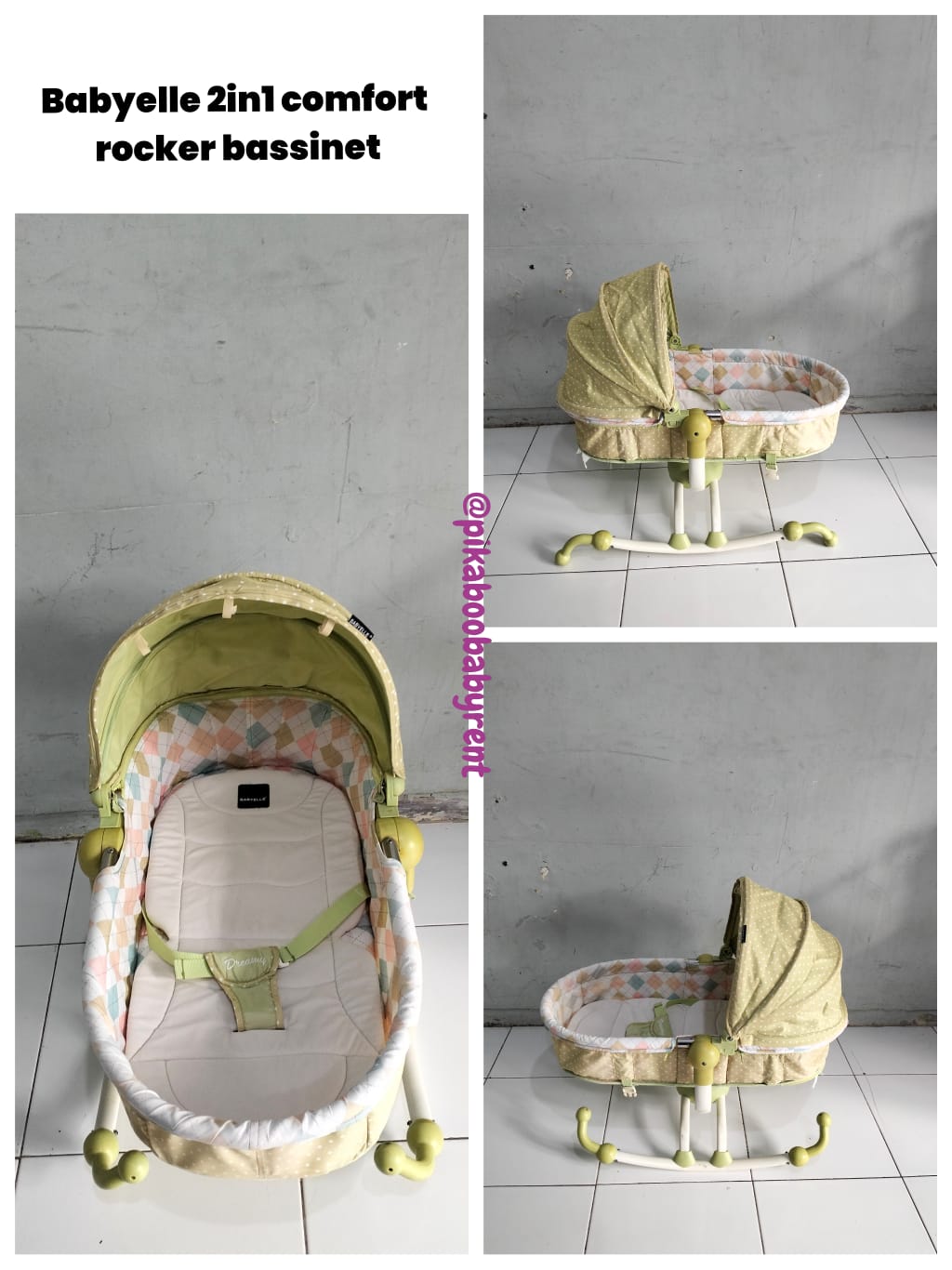 BABYELLE 2IN1 COMFORT ROCKER BASSINET