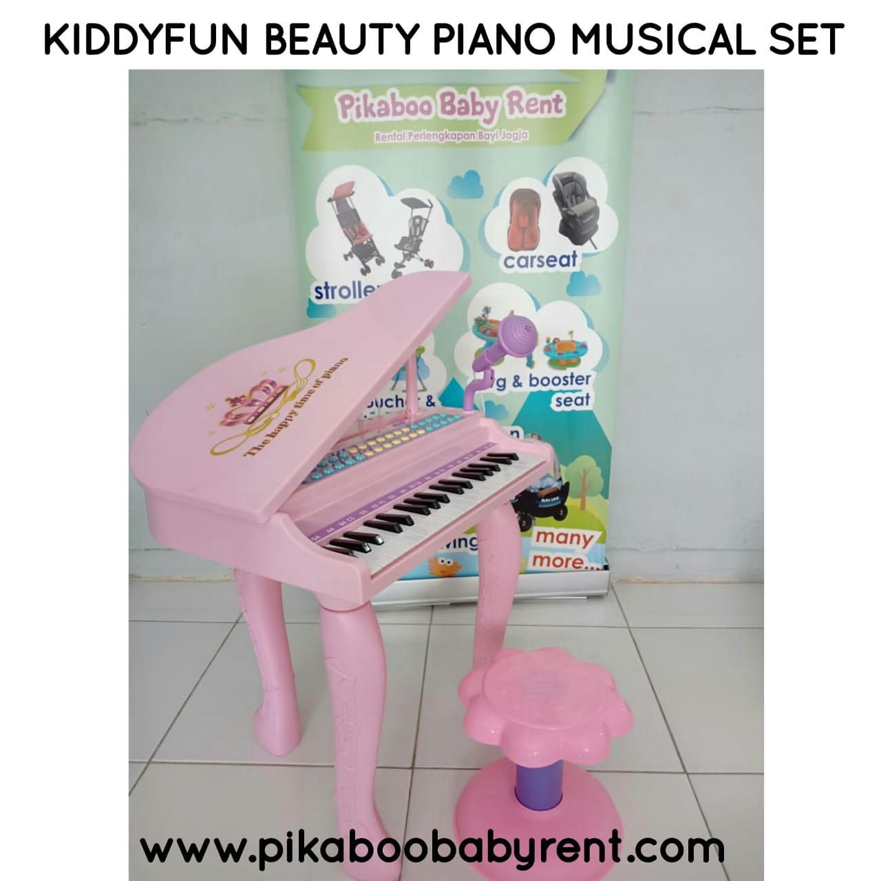 KIDDY FUN BEAUTY PIANO MUSICAL SET