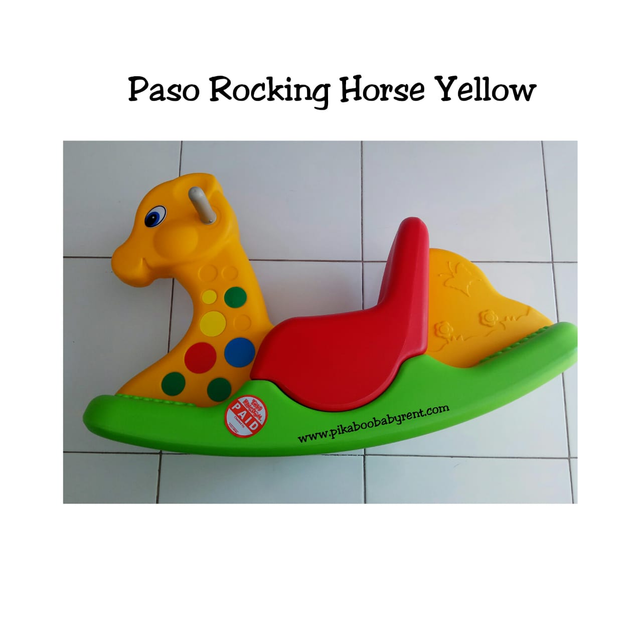 PASO ROCKING HORSE YELLOW