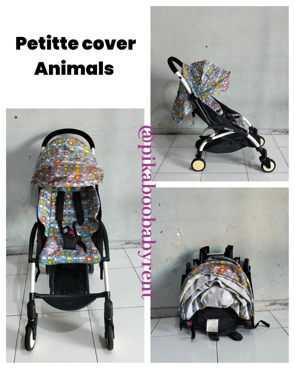 07 STROLLER PETITE COVER ANIMAL 