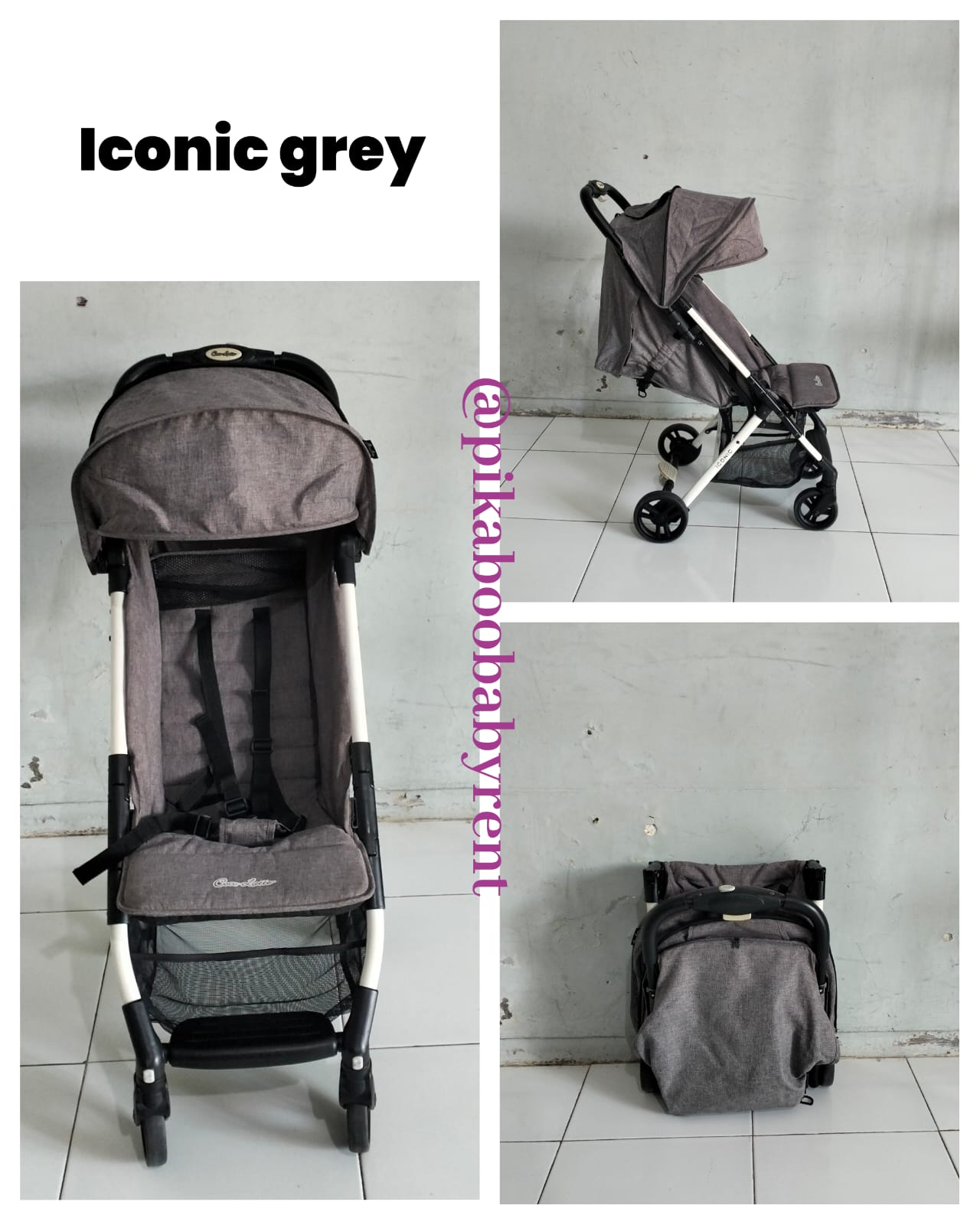 STROLLER ICONIC GREY