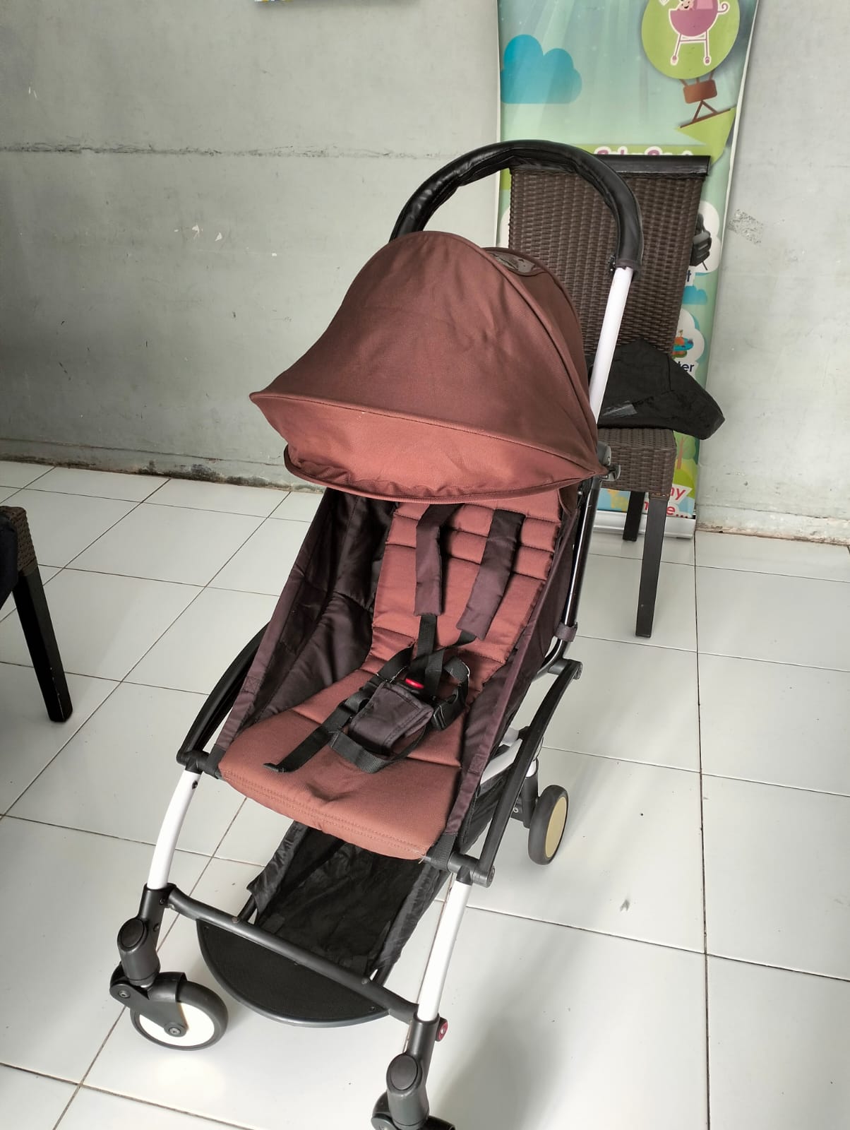 STROLLER BABYYOYA BROWN