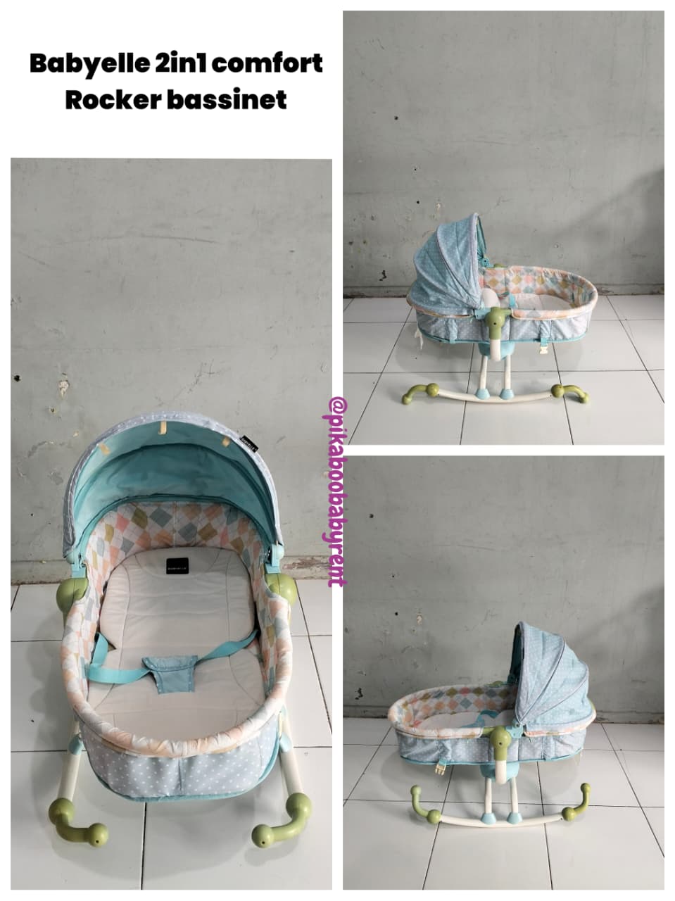 BABYELLE 2IN1 COMFORT ROCKER BASSINET