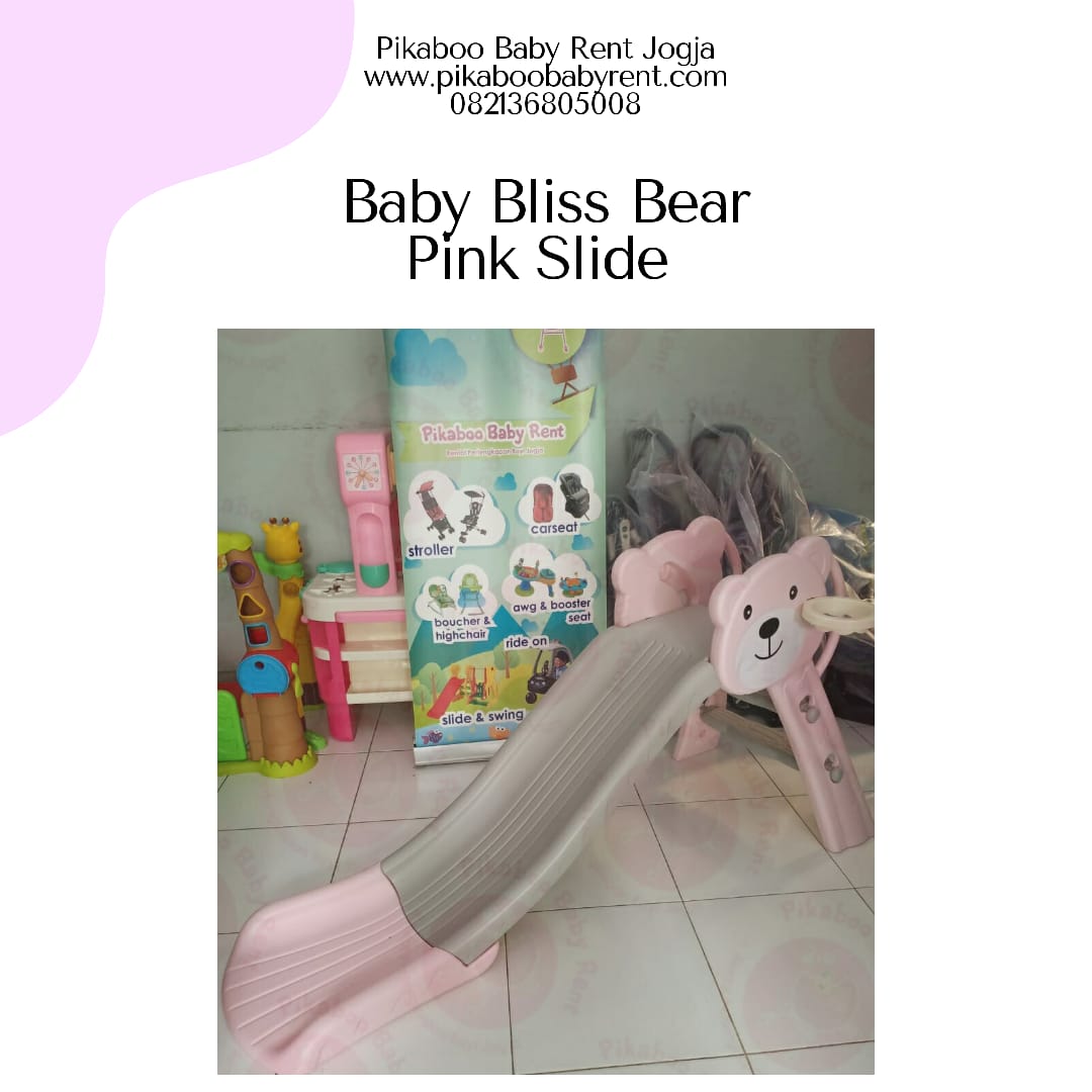 BABY BLISS PINK BEAR SLIDE
